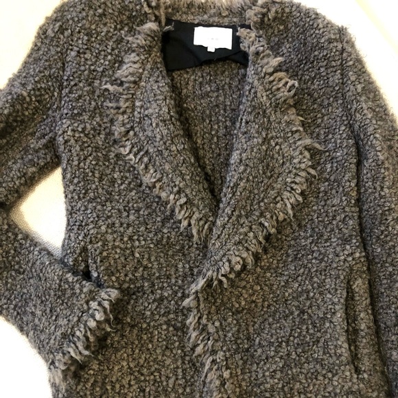 Iro Campbell Boucle Open Sweater Cardigan Jacket P - Picture 4 of 5